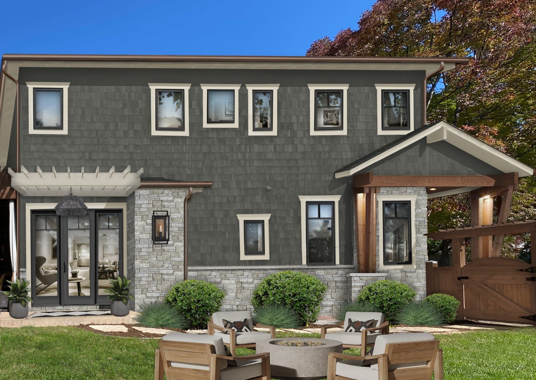 8 Rustic Paint Colors For Home Exteriors Brick Batten Rustic Paint E56cce2b4c7a1bceceaaa7fbef37f3ae