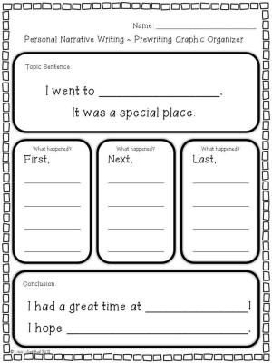 personal narrative lesson plans