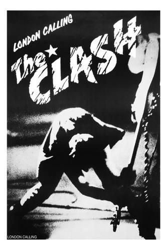 The Clash London Calling Framed Canvas Print