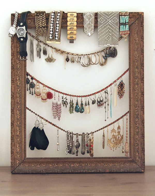 11 Fantastic Ideas For Diy Jewelry Organizers Frame Stand Organizer Wall - Diy Necklace Organizer Picture Frame 11 Fantastic Ideas For Diy Jewelry Organizers Frame Stand Organizer Wall - Diy Necklace Organizer Picture Frame