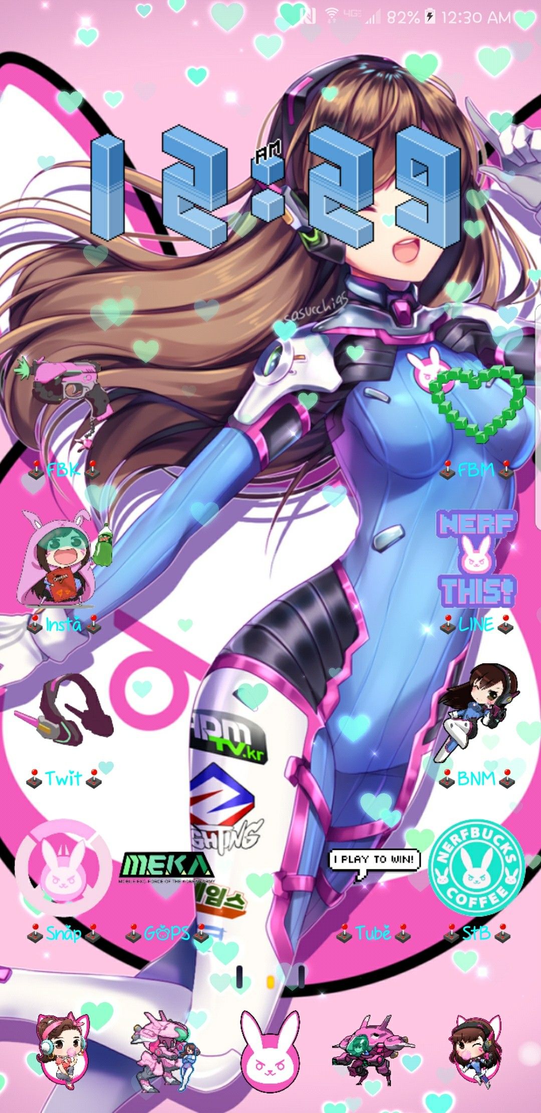 d va theme android overwatch android iphone screens pinterest
