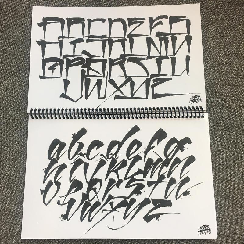 Big Meas Style Tradition And Grace Version 2 0 Lettering Alphabet Graffiti Lettering Tattoo Lettering Fonts