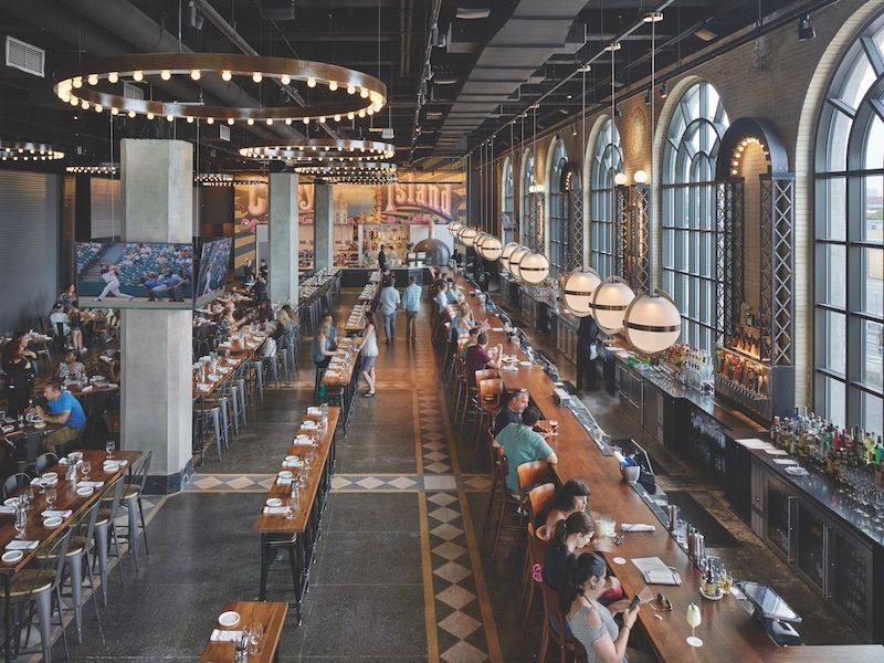 Back To The 20s Coney Island Gets A New Eatery Reminiscent Of Past Terrazzo Bar Design Awards Restaurant Building Bar Design Restaurant, Kitchen 21 Coney Island