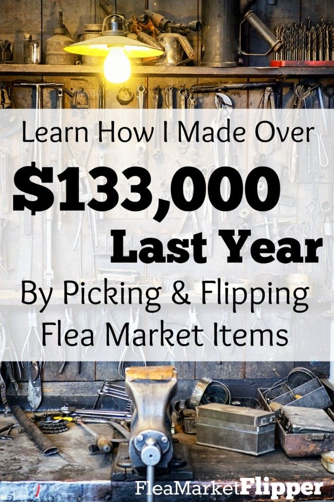 How I Made $8K In One Month of Flipping Flea Market Items