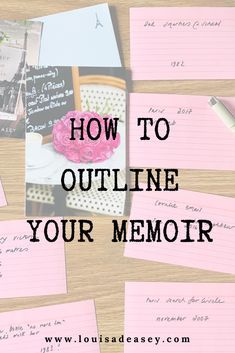 how to outline your memoir