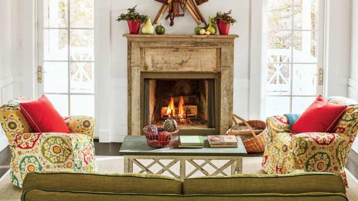 ▷ 1001 + ideas sobre cómo decorar una chimenea en 85 imágenes - chimeneas navideas ▷ 1001 + ideas sobre cómo decorar una chimenea en 85 imágenes - chimeneas navideas