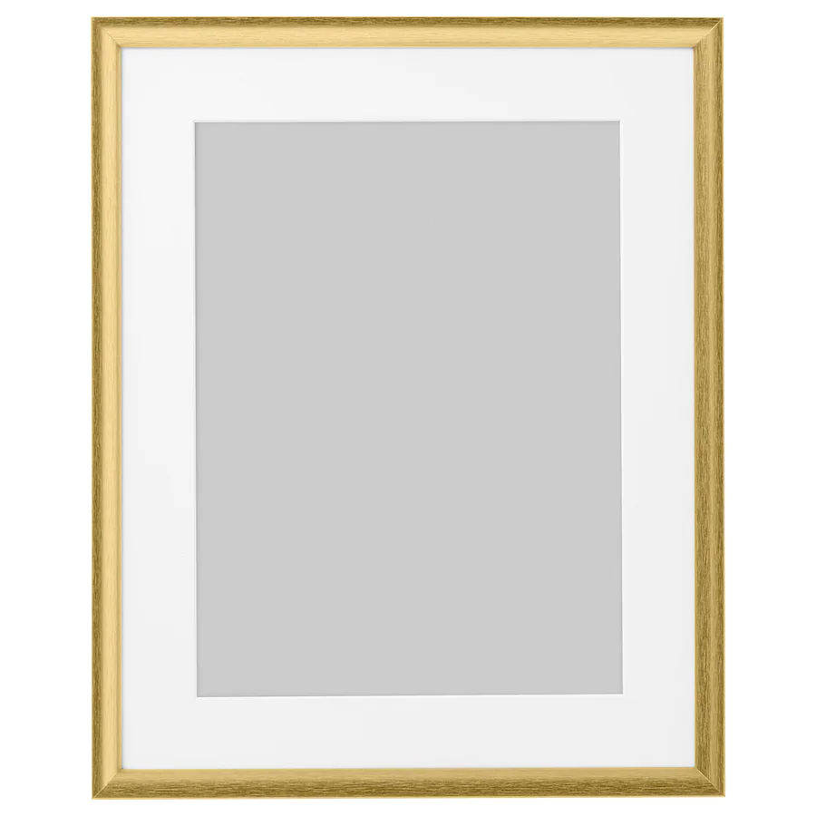 Silverhöjden Cadre Couleur Or 40x50 Cm Ikea In 2021 Frames On Wall Frame Gold Picture Frames