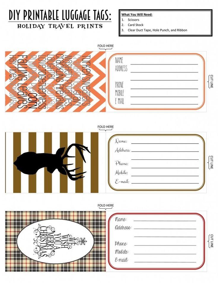 free printable bag tags free printable bag tags