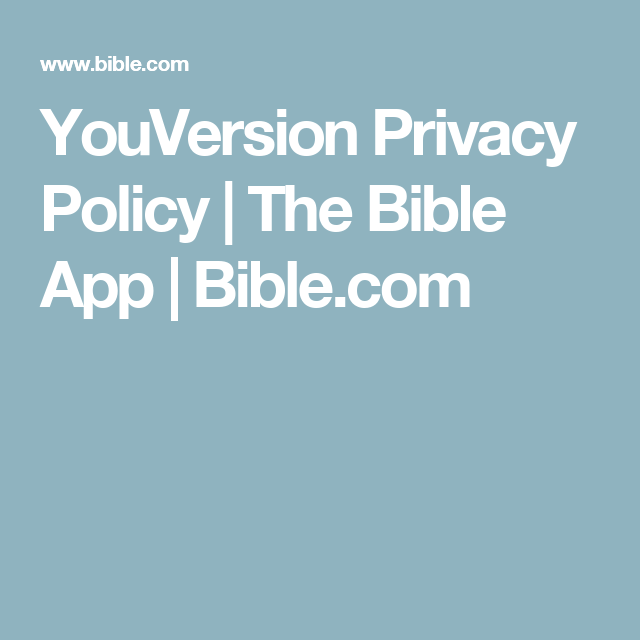 YouVersion Reading Plans