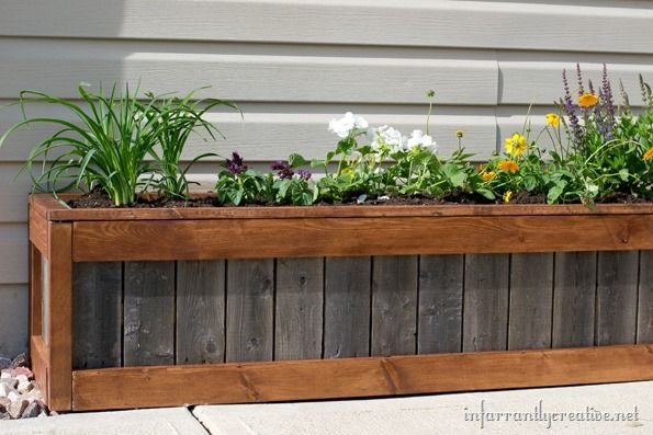 How To Build An Upcycled Planter Box