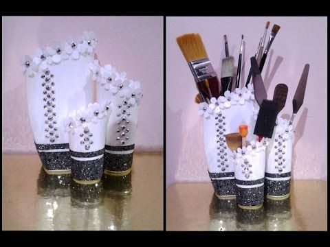 How To Use Waste Bottles For Decoration Prepossessing Best Out Of Waste Shampoo Bottles Transformed To Classy Table Decorating Design How To Use Waste Bottles For Decoration Interesting Best Out Of Waste Shampoo Bottles Transformed To Classy Table Design Ideas