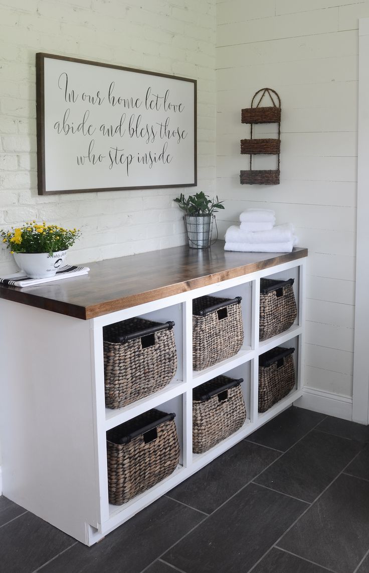 Modern Farmhouse Laundry Room Reveal! – Beneath My Heart