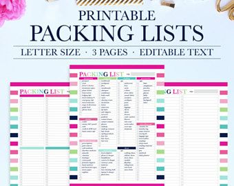 packing planner