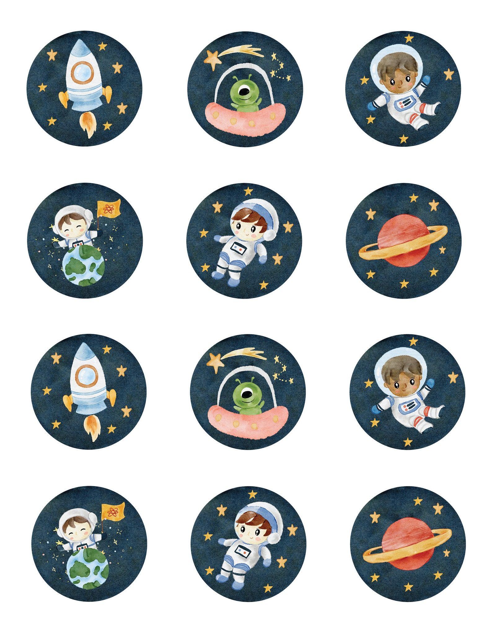 Space Cupcake Toppers Astronaut Alien Planets Rocket Etsy Canada In space-cupcake-toppers-astronaut-alien-planets-rocket-etsy-canada-in