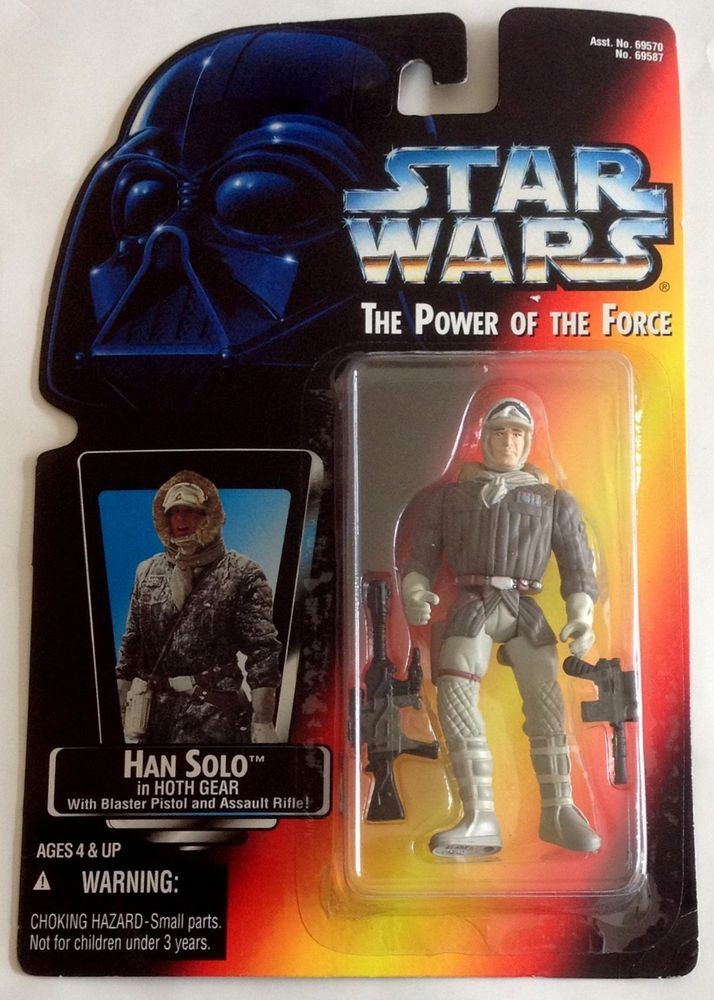 Hasbro Star Wars Power Of The Force Han Solo In Hoth Gear Action Figure for sale online