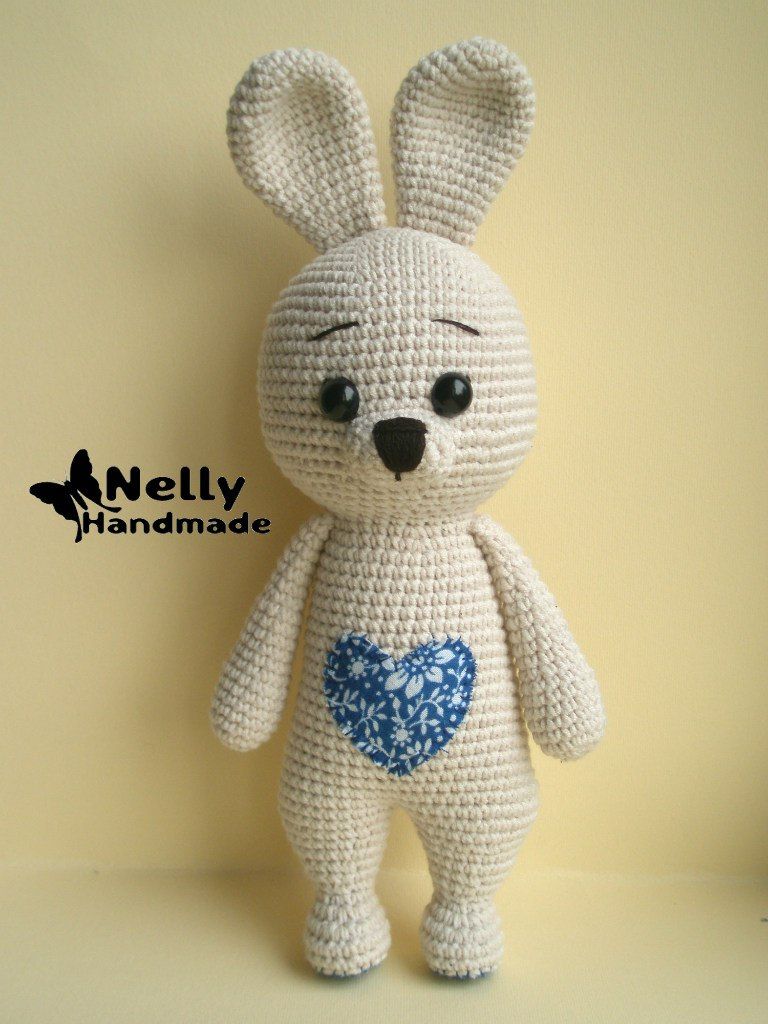 Nelly Handmade: Ярмарка мастеров Crochet Animal Patterns, Crochet Doll Pattern, Crochet Patterns Amigurumi, Crochet Animals, Crochet Teddy Bear, Crochet Bunny, Free Crochet, Baby Boy Gifts, Toddler Gifts
