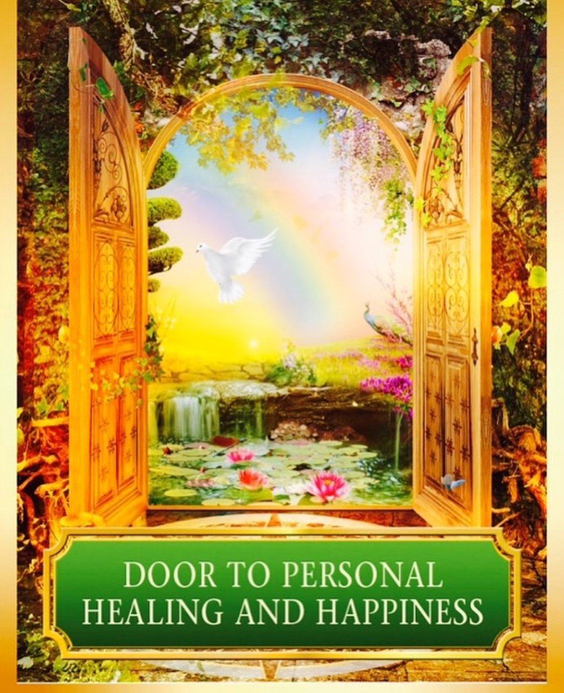 Door To Personal Healing And Happiness. Healing, Angel oracle cards