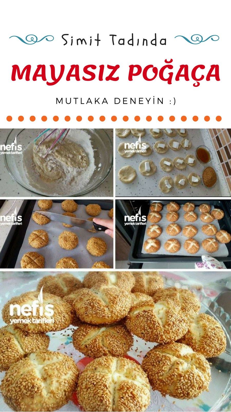 Simit Tadında Pizza Poğaça Simit Tadında Pizza Poğaça