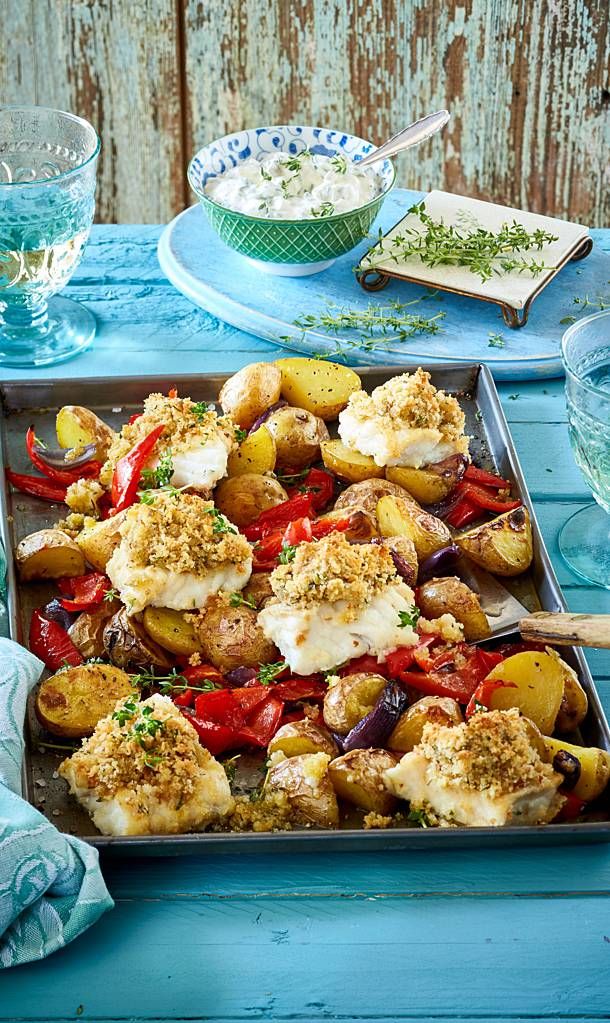 Kartoffel-Fisch-Gemüse vom Blech Rezept | LECKER #fischrezepte