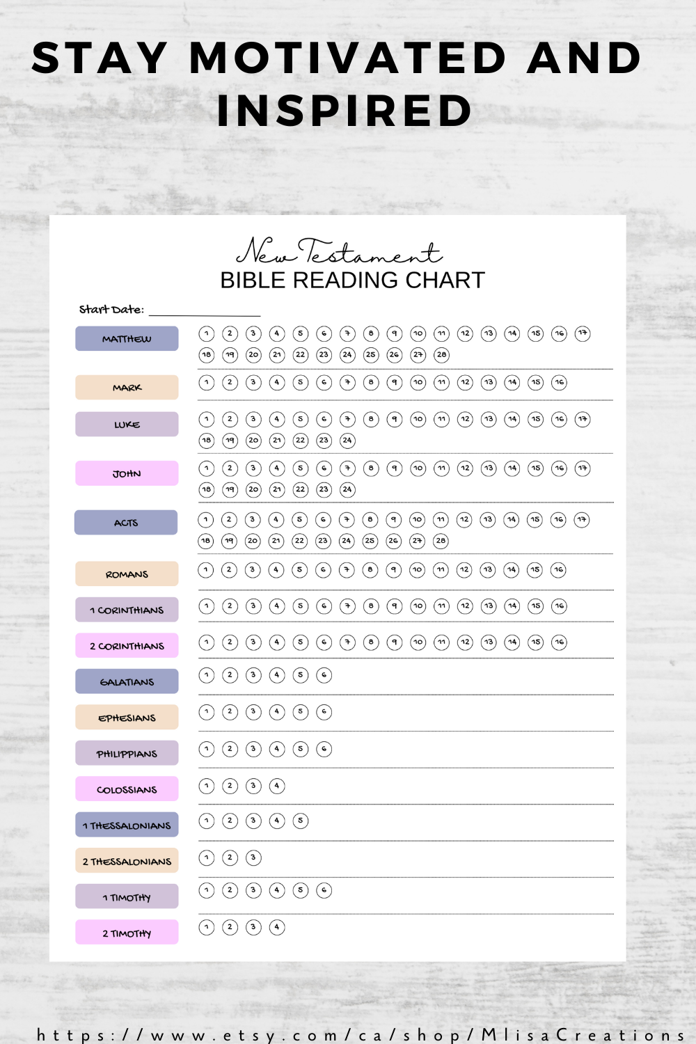 New Testament Reading Chart Bible Reading Tracker Printable Etsy New Testament Reading Chart Bible Reading Tracker Printable Etsy