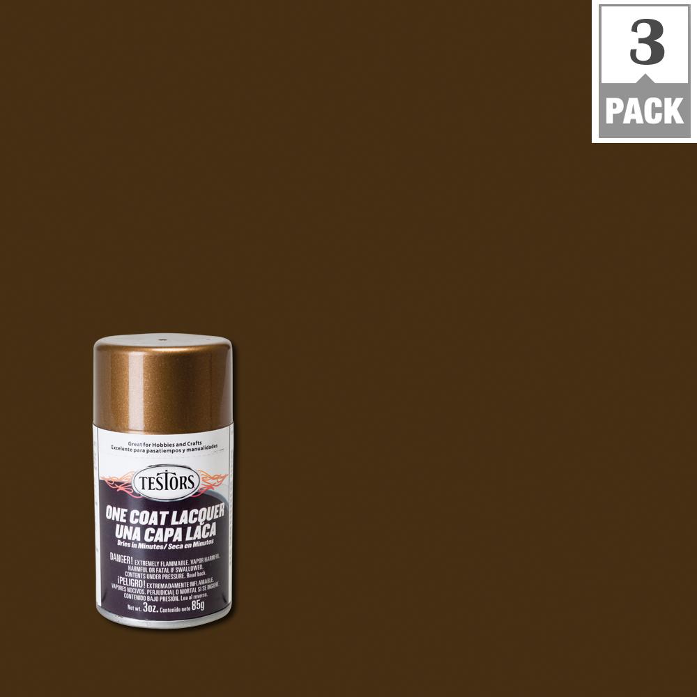 Testors 3 Oz Bronze Lacquer Spray Paint Pack 3 Oz Bronze Lacquer Spray Paint