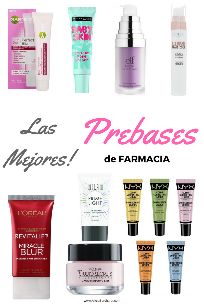 Las Mejores Prebases De Farmacia Para Pieles Secas Y Maduras Alicia Borchardt Base De Maquillaje Para Piel Seca Mejor Maquillaje De Farmacia Maquillaje Para Piel Grasa