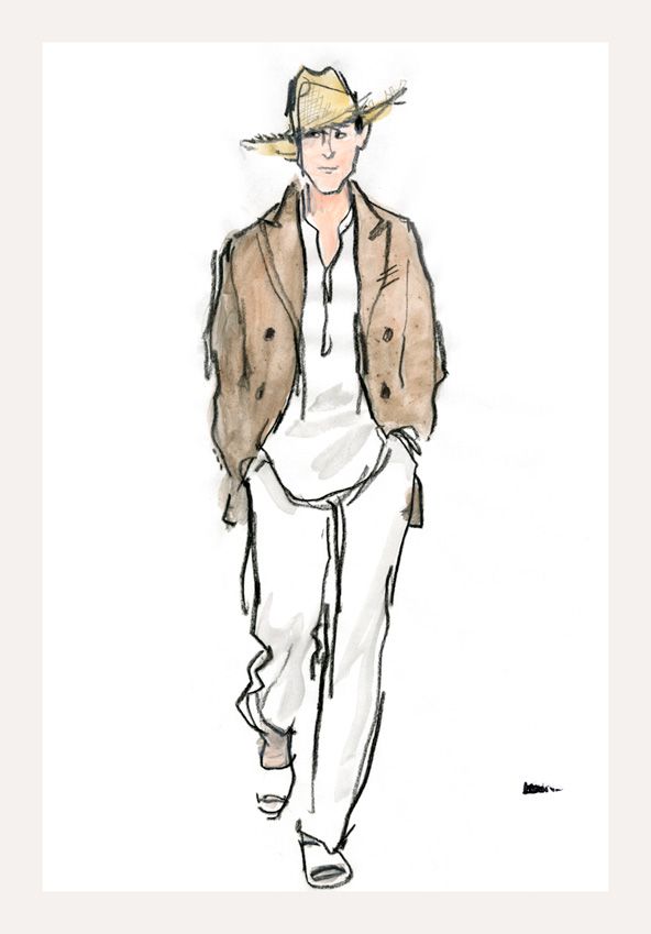 sketch men's