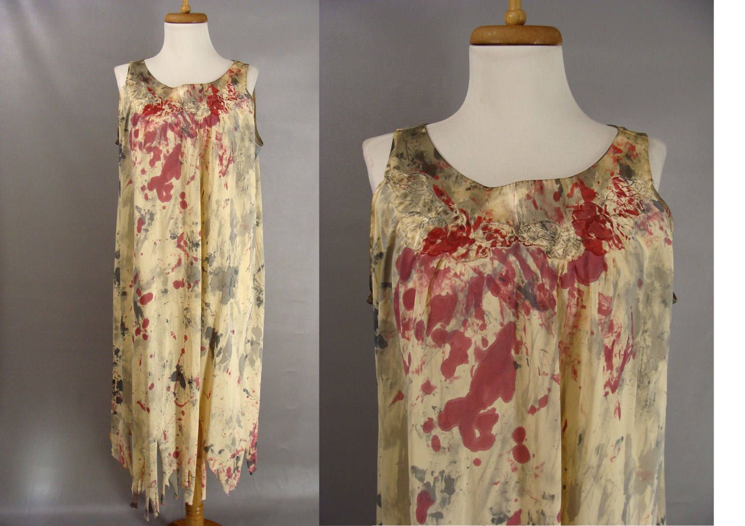 Halloween vest handmade extra large womens shirt top costume grandma party