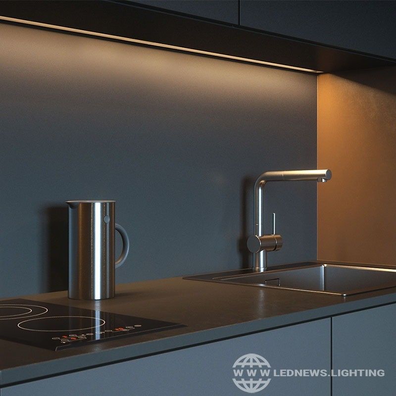 14 02 174 89 under cabinet light ultra thin embedded 45 degree luminescence led light strip in 2021 under cabinet lighting cabinet lighting strip lighting