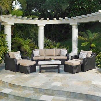 Valencia 6 Piece Seating Set By Mission Hills Patio Furniture Valencia 6 Piece Seating Set By Mission Hills