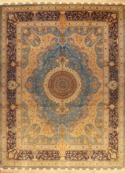 These gorgeous silk area rugs are made in the “Isfahan” style. Isfahan is a place in Iran with the Zagros mountains on the left and the desert on the right. These highly sought after rugs are constructed with a high knot count and made with a wide palette of bold colors. Typically, these rugs are very symmetrical and balanced, featuring everything from geometrics, medallions to the tree of life. These rugs are 100% real silk on a silk foundation with a knot density of up to 1000 knots per square Silk Area Rugs, 8x10 Area Rugs, Symmetrical, Traditional Rugs, Tree Of Life, Iran, Bold Colors, Density