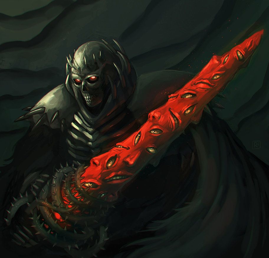 SKULL KNIGHT (again) Berserk, Epic art, Knight