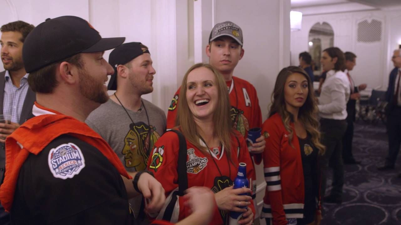 Bud Light and the Blackhawks surprised four fans with a VIP experience