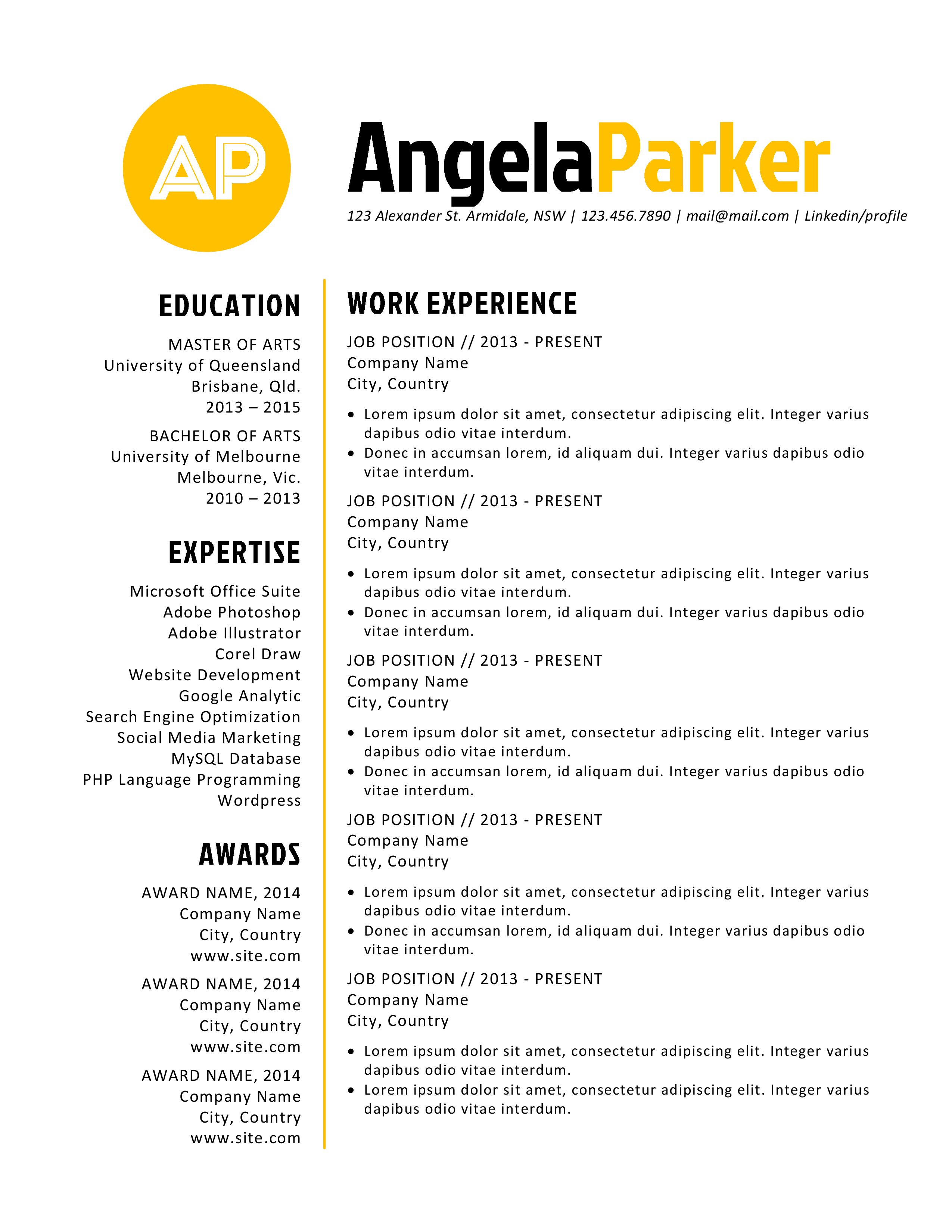 round bold initial word resume resumes 3 products i resumes brisbane