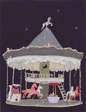 Yoko Hasegawa Beautiful Carousel Art メリーゴーランド イラスト メルヘン Yoko Hasegawa Beautiful Carousel Art メリーゴーランド イラスト メルヘン