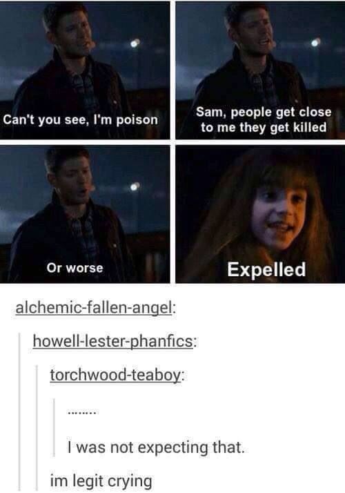 supernatural harry potter crossover supernatural harry potter crossover