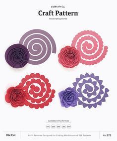 Rolled Flower SVG, Rolled Paper Flower SVG, 3D Flo Rolled Flower SVG, Rolled Paper Flower SVG, 3D Flo