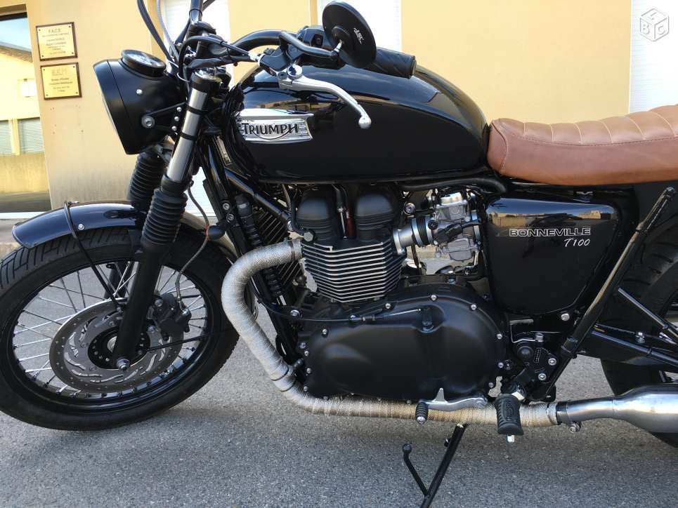 Triumph Bonneville T100 Black Préparée Baak Bikes Triumph