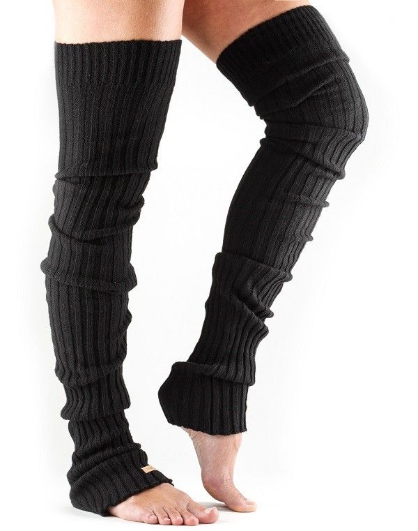 Knitted White Thigh High Leg Warmers,Knitted Black Leg Warmers,Warm Socks In Autumn And Winter,Knitting Wool Leg Warmers,Knitted Knee Socks.