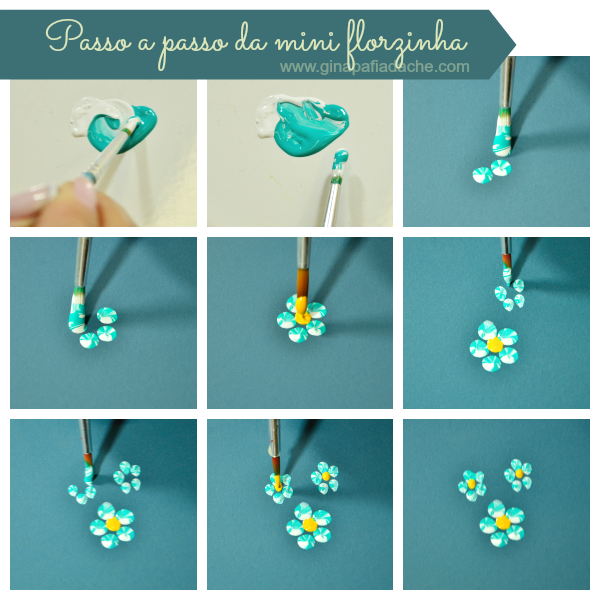 Passo A Passo Da Mini Florzinha Tolepainting 子供向けアート イラスト 書き方 デコパージュ Passo A Passo Da Mini Florzinha Tolepainting 子供向けアート イラスト 書き方 デコパージュ