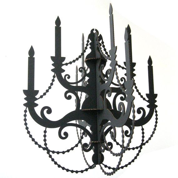 Пин на доске Fabparlor Пин на доске Fabparlor, Black Paper Chandelier Decorations