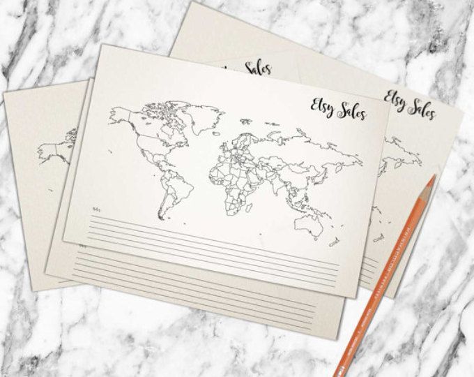 world map tracking map etsy sales tracker coloring map business forms