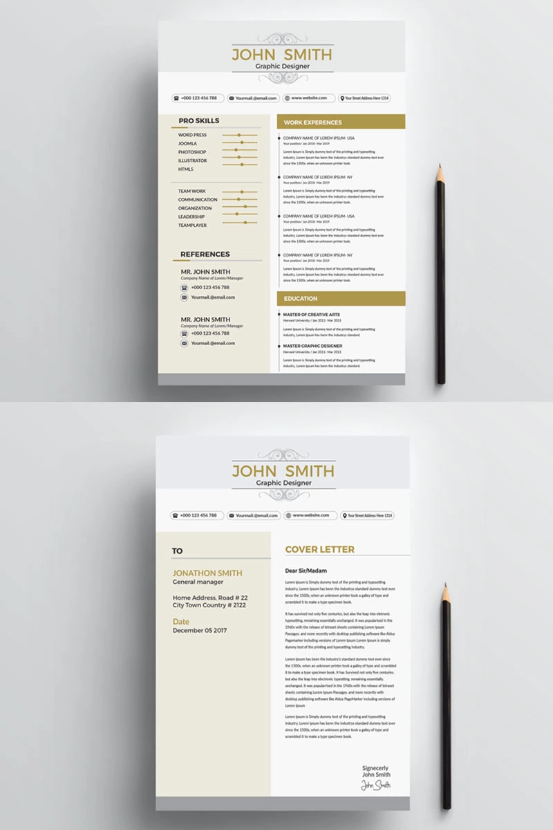 John Smith - | Resume Template | Resume template, Resume ...