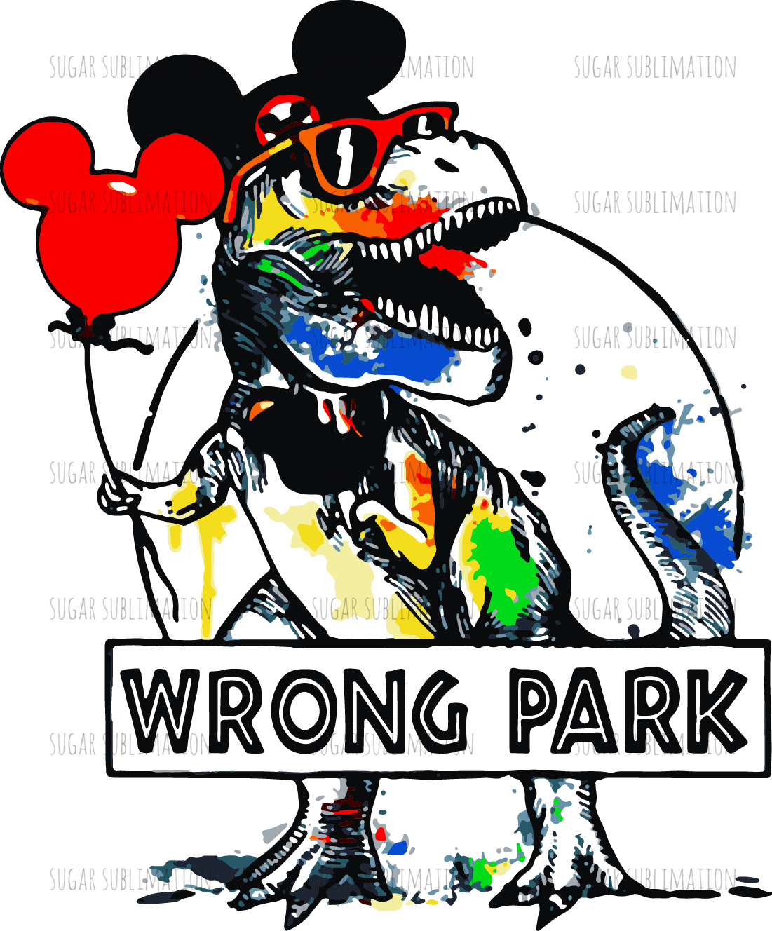 wrong park disney shirt