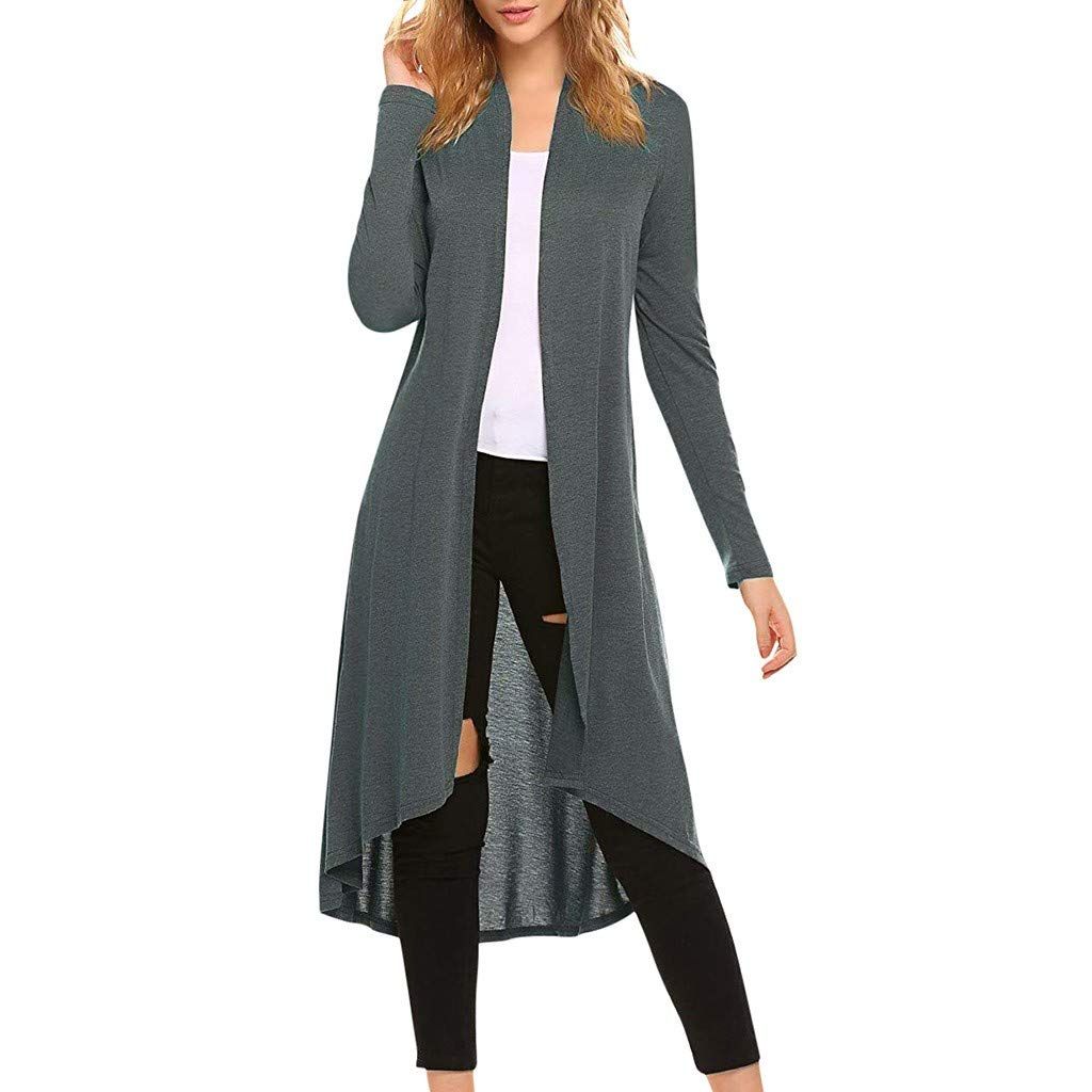 Etecredpow Mens Warm Knitwear Zipper Front Stand Collar Outwear Cardigan Sweater Coat