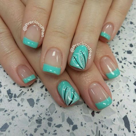 French Nail Designs, Short Nail Designs, Gel Nail Designs, Cute Nail ...