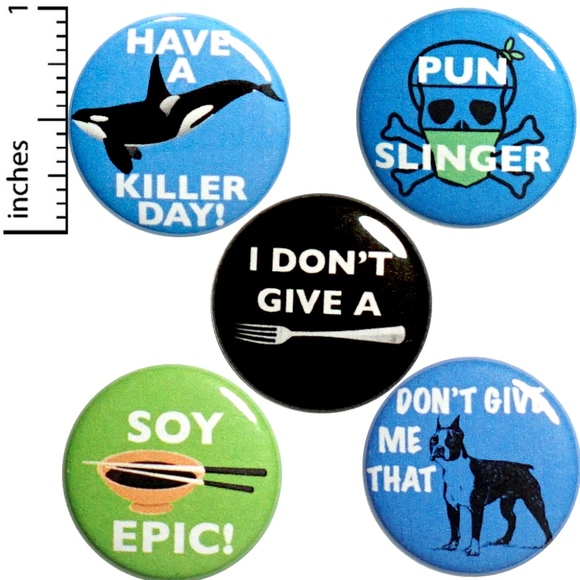 Handyman 5 Pack Buttons Backpack Pins Funny I Fix It Stuff Gift Set 1 #P13-1 Handyman 5 Pack Buttons Backpack Pins Funny I Fix It Stuff Gift Set 1 #P13-1