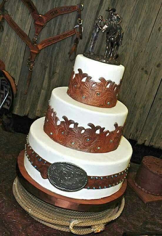 Pin By Courtney Carnahan On Wedding In 2018 Pinterest Cowboy Wedding Cakes Western Ideas Cow Weddings Country