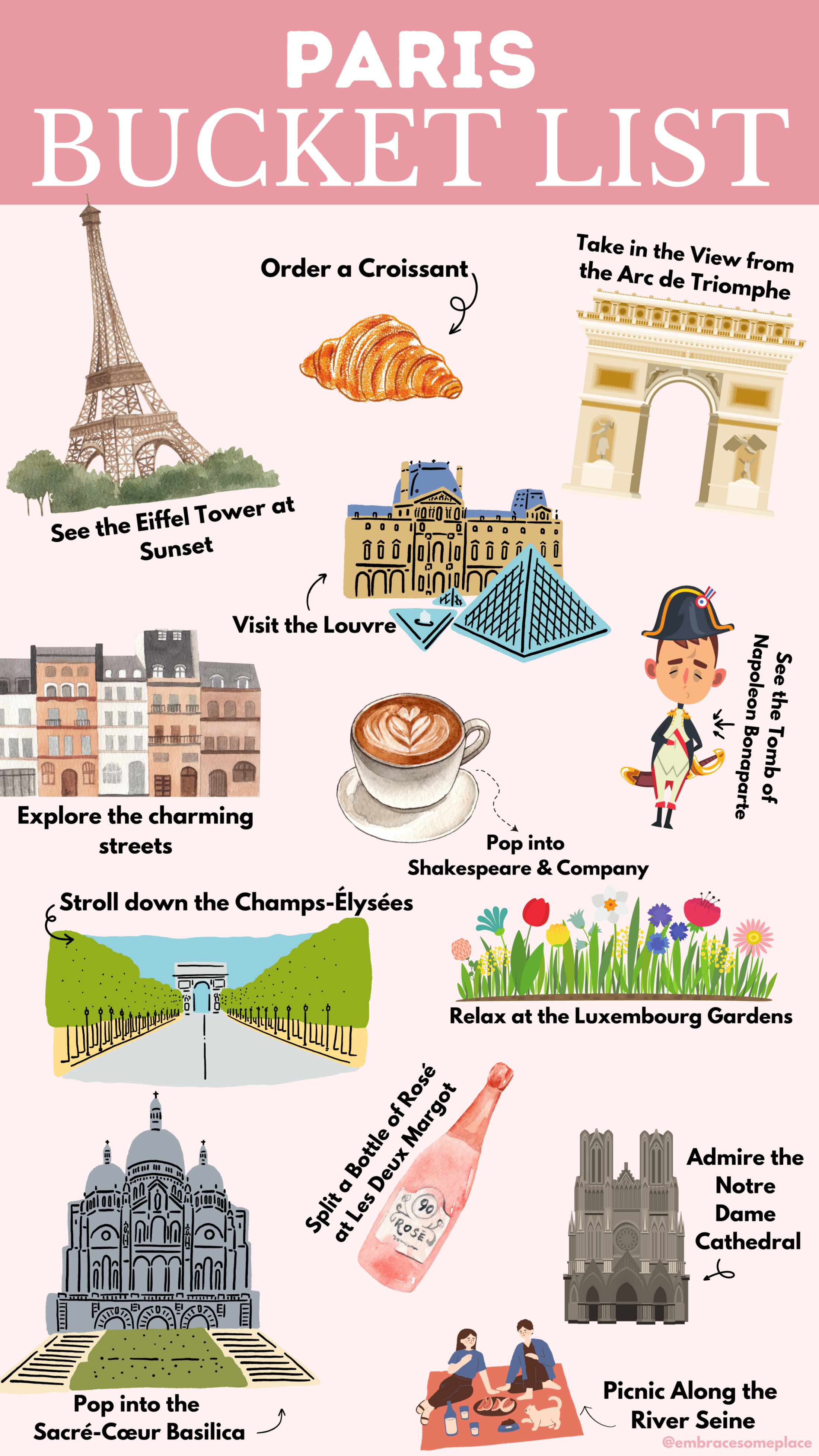 20 Iconic Things to Do in Paris During Your First Visit (+Helpful Tips)