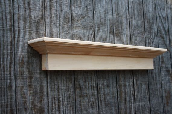 Unfinished Wooden Wall Shelf By Rayscustomwoodwork On Etsy 99 Unfinished Wooden Wall Shelf By Rayscustomwoodwork On Etsy 99